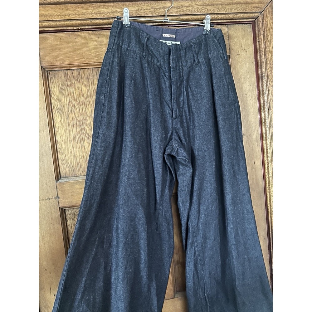 Kapital Womens Denim Jeans Size 1 100% Cotton | Made In Japan | Wide Leg Baggy - Picture 2 of 5